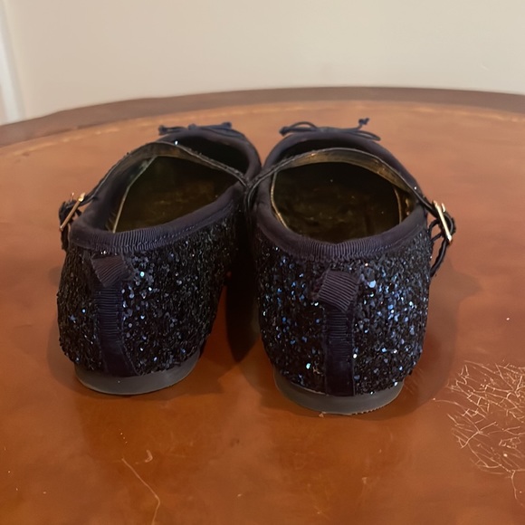 Girls' glitter Mary Jane ballet flats. USED SIZE K3 - Picture 4 of 7